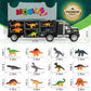 Dinosaur Truck Carrier - Dinosaur Toys for Kids 3-5, Dinosaur Truck with 12 Dinosaur Action Figure Toys for Boys - Toy Dinosaurs