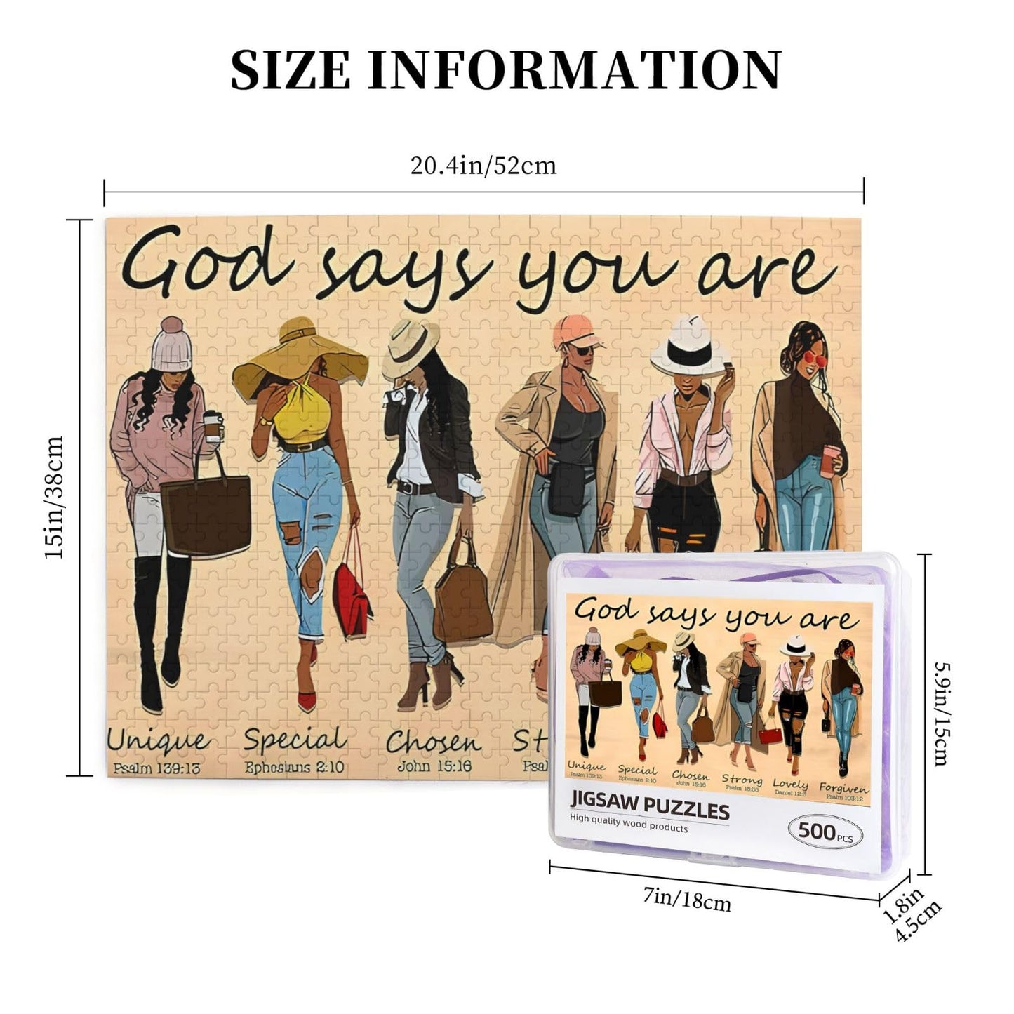 Black Queen Girl Jigsaw Puzzles African American Jigsaw Puzzles For Adults Fun Family Game Motivational Toy Educational Intellec
