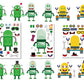 24 Sheets Make Your Own Robot Stickers Make A Face Stickers For Kids Toddlers With Robots Diy Craft Stickers Kids Party Favor Su