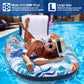 OOOPSIUN Inflatable Pool Floats Lounger mature-themed - Water Swimming Pool Float Lounge Raft for Pool Party Supplies/Beach/Lake/Tanning Floats