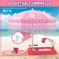 Wee Wonders Sandbox With Lid & Adjustable Umbrella, Dirt Digger Excavator Sand Box With Cover Incl Construction Toys & Play Sand