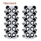 Jtnohx Felt Animal Masks, 10 Pcs Halloween Mask, Animal Costume For Birthday Party Supplies (Panda Mask)
