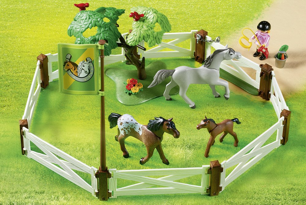 PLAYMOBIL Horse Paddock Building Set