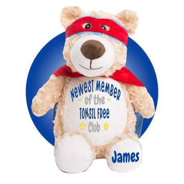 Tonsillectomy Recovery Gifts For Boys Or Girls - Personalized Gifts For Tonsillectomy - Tonsil Removal Gift For Kids - Get Well