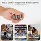 Fidget Toys Adults Metal Fidget Slider Edc Magnetic Haptic Fidget Clicker With 3 Noise Levels, Loud-Quieter-Quiet Fidget Toy For