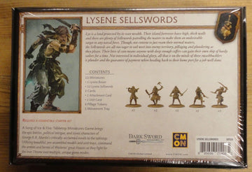 Cmon A Song Of Ice And Fire Tabletop Miniatures Game Lysene Sellswords Unit Box - Deadly Mercenaries Of Essos, Strategy Game For