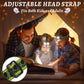 DX DA XIN Dinosaur LED Headlamp for Kids - Green T-Rex Flashlight, Perfect for Camping, Outdoor Play, Birthday & Christmas Gifts
