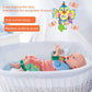 Funsland Baby Stroller Toy - Soft Plush Infant Rattle with Teether, Medium, Birdie Color, Model crwj, Suitable for 3-12 Months Boys & Girls