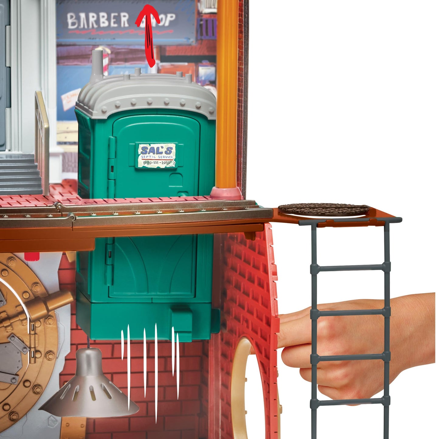 Teenage Mutant Ninja Turtles: Mutant Mayhem Sewer Lair Playset By Playmates Toys