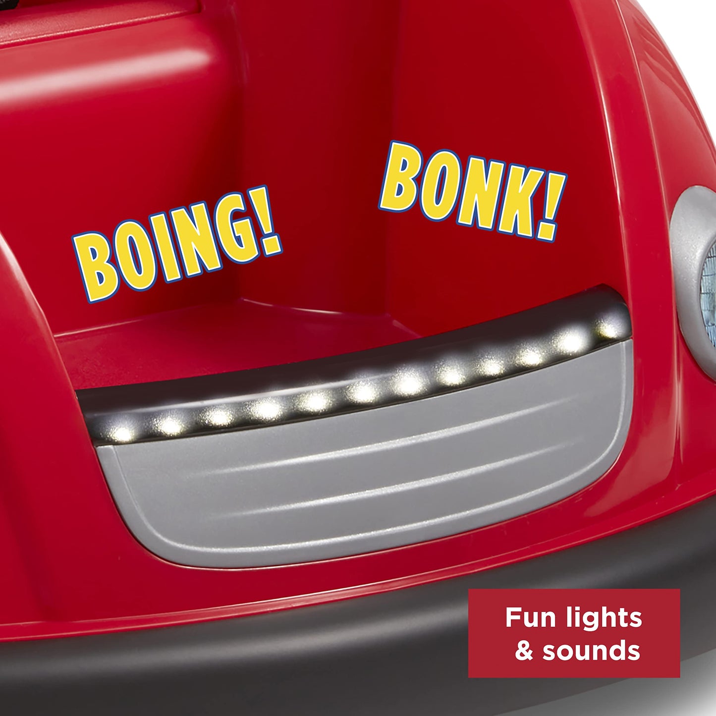 Radio Flyer 6V Battery Powered Bumper Car, Electric Ride On With Remote, Toddler Ride On Toy For Ages 1.5+ Years, Large