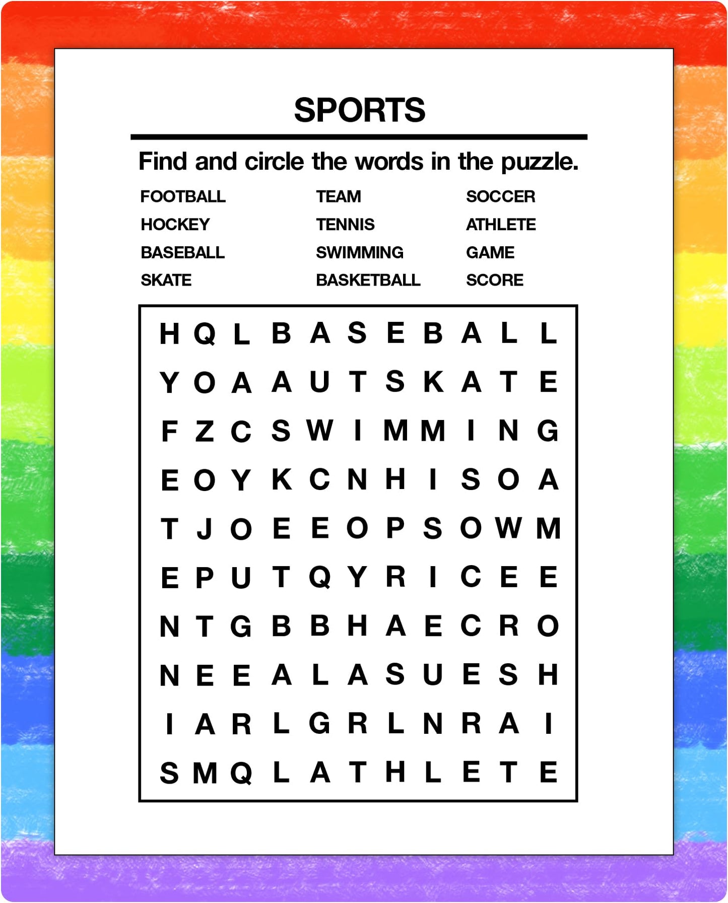 ZOCO - Word Search for Kids - Mini Activity Pads (50 Bulk Pack Without Crayons) - Party Favors, Goodie Bag Stuffers, Activities