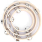 Tamburin Instrument, Ergonomic Tambourine, Lightweight Sturdy Comfortable Practical Dancing For Party