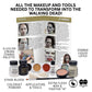Mehron Makeup Premium Character Kits| Makeup Kits for Halloween & Cosplay| Made in the USA | Complete Makeup Kit | Includes all