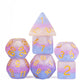 HDdais 7PCS 3 Colors DND Dice Polyhedral Dice Set Glitter D&D Dice for Dungeons and Dragons Role Playing MTG and Other Tabletop 