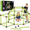 Springflower 100 Pcs Glow In The Dark Fort Building Kit For Kids,Educational Gift For 3 4 5 6 7 8 9 10 11 12 Years Old Boys And Girls,Stem Construction Toys