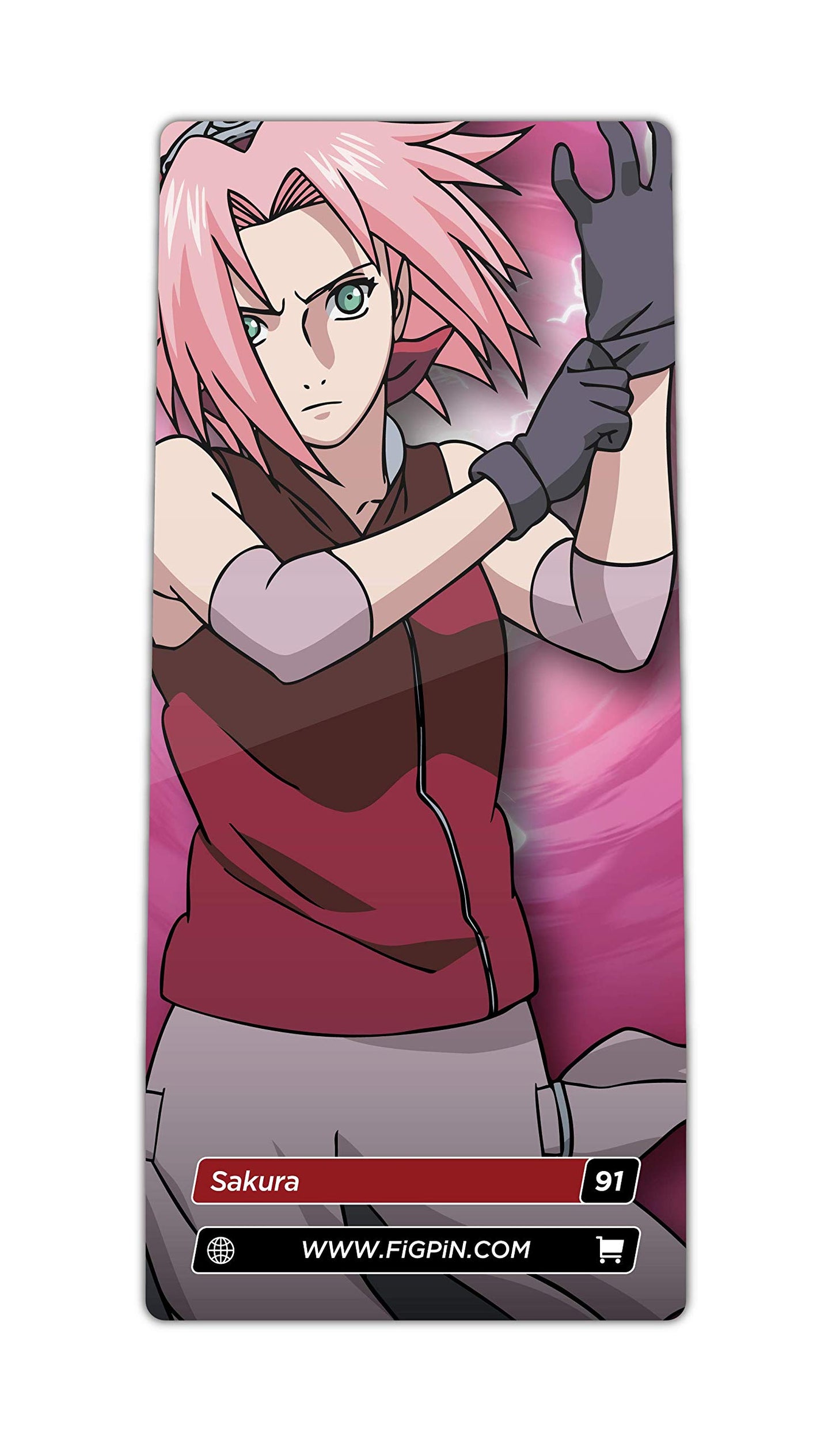 Figpin Naruto Shippuden: Sakura - Collectible Pin With Premium Display Case