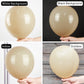 Partywoo White Sand Balloons, 50 Pcs 12 Inch Latte Brown Balloons, Boho Brown Balloons For Balloon Garland Balloon Arch As Party Decorations,Neutral Birthday Decorations, Brown-F56