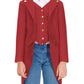 Besserbay Halloween Boy'S Renaissance Steampunk Medieval Wily Wonk Tailcoat Mad Hatter Vampire Jacket Red 12 Years