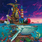 Ravensburger Archipelago 500 Piece Jigsaw Puzzle | Oceanic Refuge Art by Dulk | Eco-Inspired Visuals | enhanced Quality