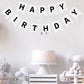 White Happy Birthday Banner Glitter Birthday Sign For Backdrop White Birthday Decorations For Kids Men Women Baby 1St Birthday Tea Party Bunting Banner Happy Birthday Garland