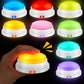 Xuhal 8 Pcs Glowing Buzzers for Trivia Games Light up Recordable Answer Button Buzzers Gifts for Game Show Back to School Team F