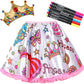 Richness Color Your Own Dress Princess Dress Up Skirt With Fabric Markers & Self-Adhesive Jewels Diy Party Crafts For Girls Age