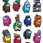 Trends International Among Us - Standard 4 Sheet Stickers