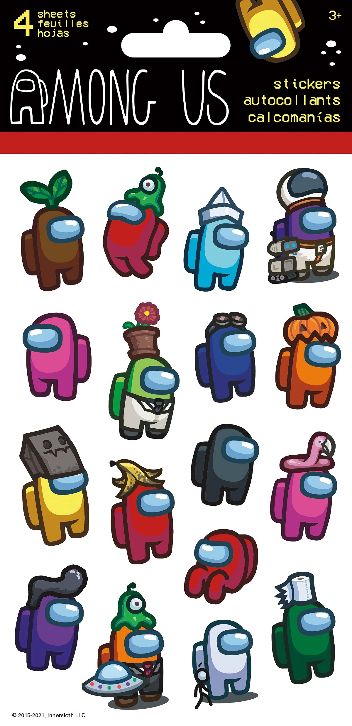Trends International Among Us - Standard 4 Sheet Stickers