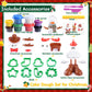 Christmas Color Dough Sets for Kids Ages 4-8, DIY Clay Sets for Kids Ages 2-4 Dough Kit Toys Christmas Crafts for Kids Education