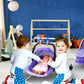 Anivia Doll Bed Furniture 2 Function Toy, Doll Bed And Doll Swings Together For 18 Inches Baby Dolls, Baby Doll Crib With Bottom Tray