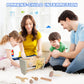LEADER JOY Montessori Wooden Tools Kit Toddler Educational Construction Kids Toys Sets Play Box Preschool Play Tool Wooden Const