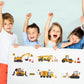 24 Sheets Construction Make A Face Sticker Sheets For Kids Todders Activities, Make Your Own Stickers For Kids Birthday Party Fa