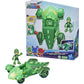 Pj Masks Glow & Go Gekko-Mobile Preschool Toy Vehicle, Gekko Car Light-Up Racer With Gekko Action Figure For Kids Ages 3 And Up