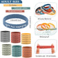 Sieral 50 Pcs Inspirational Wristbands Motivational Rubber Bracelets Thank You Gifts Bulk for Students Women Men Stretch Quote S