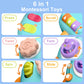 Iplay, Ilearn Baby Elephant Activity Cube, Infant Busy Cube Montessori Toy For 1 Year Old, Babies Carseat Plane Travel Toy, Toddler Sensory Development Learning Birthday Gift 6-9-12-18 Months 2 3 Year