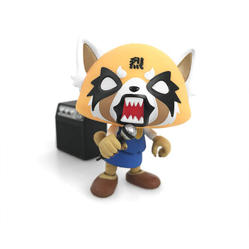 The Loyal Subjects AGGRETSUKO Vinyl Figure, 3.25 Inch, Plastic, Retsuko Death Metal Wing Eyes, Model 87059