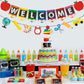 Bessmoso Welcome Banner Kids Back to School Party Decoration Apple Pencil Stationery Garland First Day of School Ideas New Grade