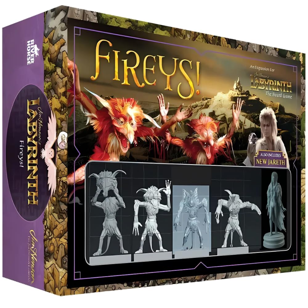 River Horse Labyrinth Board Game Expansion - Fireys! - Multicolor - Model RHLAB004 - Plastic