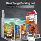 dOMOb Initial-D Usui Touge Parking Lot Japan Building Blocks Kit - Bricks Toys for 8+ Age Kids & mature-themeds - Construction Toy with LED Lights - 909 Pieces or Blocks Set - for Boys  Hobbyist  Collector
