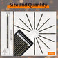 Nuanchu 24 Pieces Black Gold Birthday Cake Candles Long Thin Cupcake Candles Metallic Cake Toppers Candles for Birthday Wedding