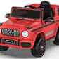 Anpabo Licensed Mercedes-Benz G63 Car For Kids, 12V Ride On Car W/Parent Remote Control, Low Battery Voice Prompt, Led Headlight, Music Player & Horn, Soft Start, Kids Electric Vehicle, Red