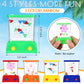 16Pcs Handheld Water Game Arcade Water Ring Toss Water Tables for Beach Toy Party Favor Fun Game Entertainment, Without Water (O