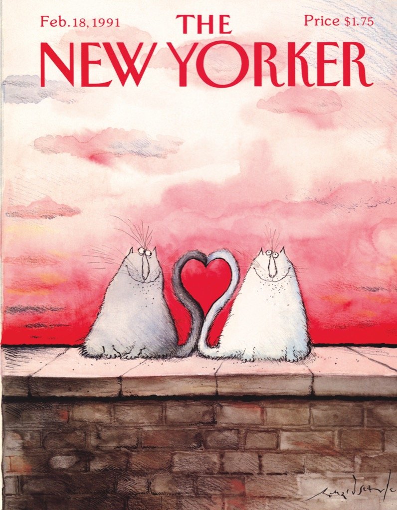New York Puzzle Company - New Yorker Love Kittens Mini - 100 Piece Jigsaw Puzzle For Family Game Nights By Ronald Searle
