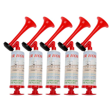 Aolihan 5Pcs Mini Air Horn Hand Pump, Air Horn Noisemakers For Sporting Events, Celebrations, Fun Birthday Party Favors And Goodie Bag Fillers For Kids And Adults (Mini Handheld Air Horn 5Pcs)