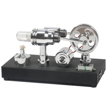 Sunnytech Hot Air Stirling Engine Motor Electricity Generator Educational Colorful Led Sc (Sc011)