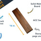 We Games Competition Cribbage Set - Solid Walnut Wood 2 Track Sprint Board With Metal Pegs