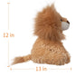Apricot Lamb Toys Plush Yellow Plush Lion Stuffed Animal Soft Cuddly Perfect For Child （Medium ，12 Inches