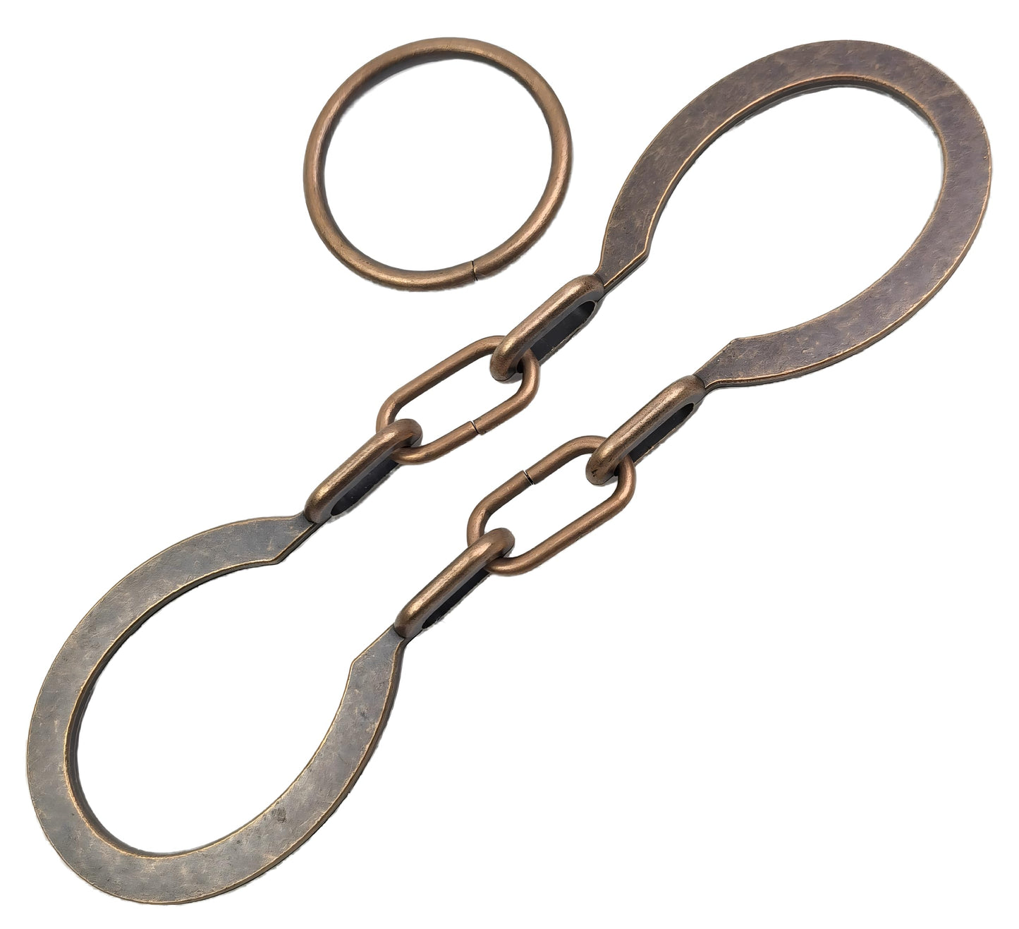 MAGIKON Traditional Brain Teaser Puzzle - Metal Horseshoe, Bronze, Normal Size, Model E2383