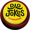 Dad Jokes Button - Features 50+ Funny Dad Jokes - Unique White Elephant Gift - Gifts For Fathers And Dads - Birthday Present Fro