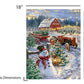 Springbok 500 Piece Jigsaw Puzzle - Christmas Tree Farm, Engineered Wood, Multi Color, Model 34-01562, Made in USA